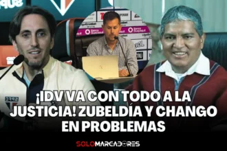 IDV va a la justicia contra Zubeldía y Chango