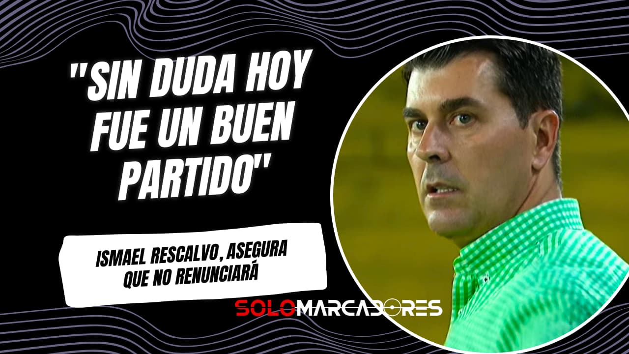 Ismael Rescalvo tras la derrota: "Estoy muy fuerte en la posición que debo estar"