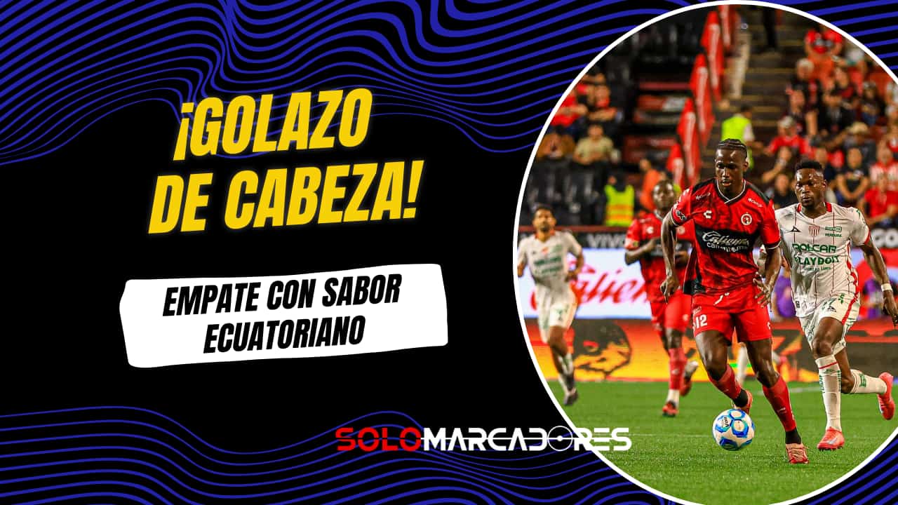 Jackson Porozo salva a Xolos con un golazo de cabeza ante San Luis