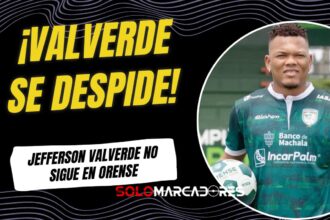 Jefferson Valverde se despide de Orense SC tras finalizar su préstamo