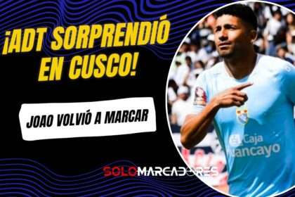 Joao Rojas vuelve a marcar y ADT sorprende con triunfo en Cusco