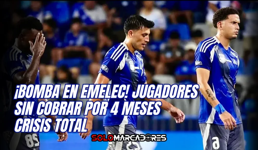 Jugadores estarían sin cobrar en Emelec