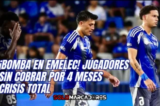Jugadores estarían sin cobrar en Emelec