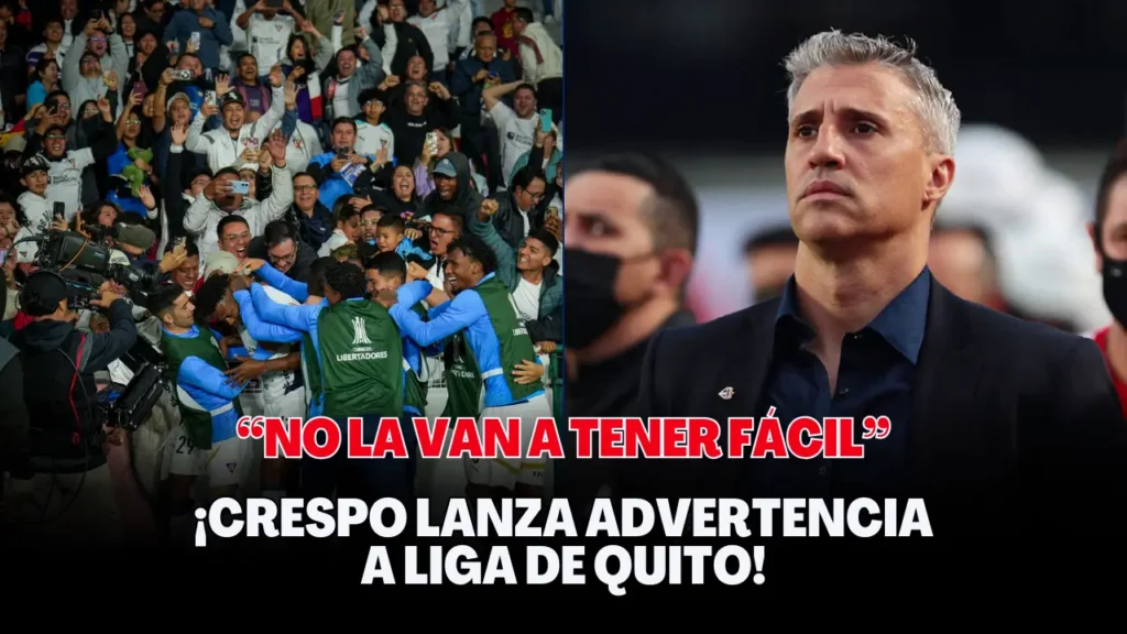 La advertencia de Hernán Crespo