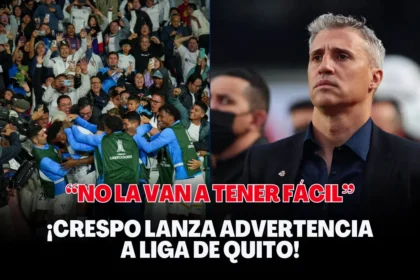 La advertencia de Hernán Crespo