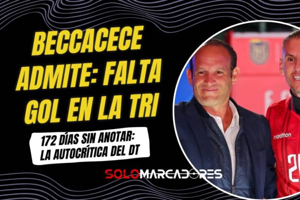 La autocrítica de Beccacece en La Tri: “Debemos encontrar más gol”