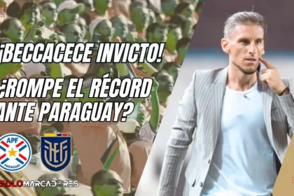 La increíble marca que defiende Beccacece con Ecuador ante Paraguay