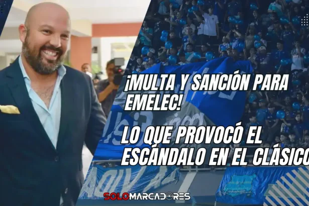 ¿Justicia deportiva? La sanción a Emelec por los incidentes en el Clásico que desató la polémica 1 La sanción a Emelec por los incidentes en el Clásico