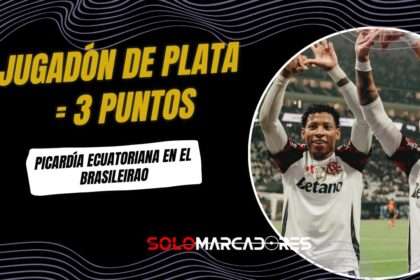 La viveza de Gonzalo Plata en el triunfo de Flamengo sobre Corinthians