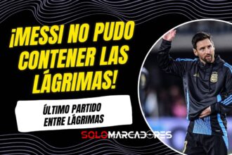 Lionel Messi no pudo contener las lágrimas antes del partido contra Venezuela
