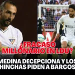 Medina decepciona y los hinchas piden a Barcos