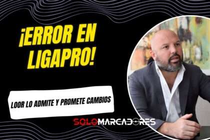 Miguel Ángel Loor admite un error clave en el cambio de formato de LigaPro