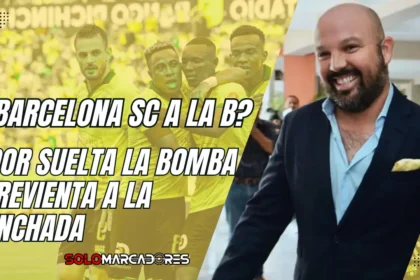 Miguel Ángel Loor, habló sin tapujos sobre el posible descenso de Barcelona SC