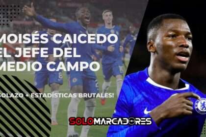 Moisés Caicedo brilló con golazo y estadísticas de crack en el Chelsea vs Brentford