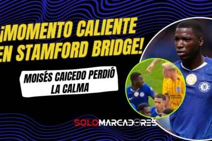 Moisés Caicedo discutió y reaccionó mal contra ex compañeros del Brighton