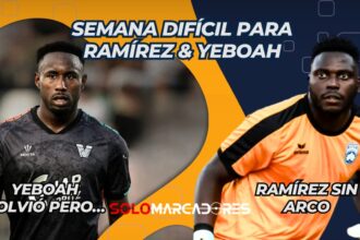 Moisés Ramírez pierde la titularidad en Grecia y John Yeboah regresa con derrota en Italia