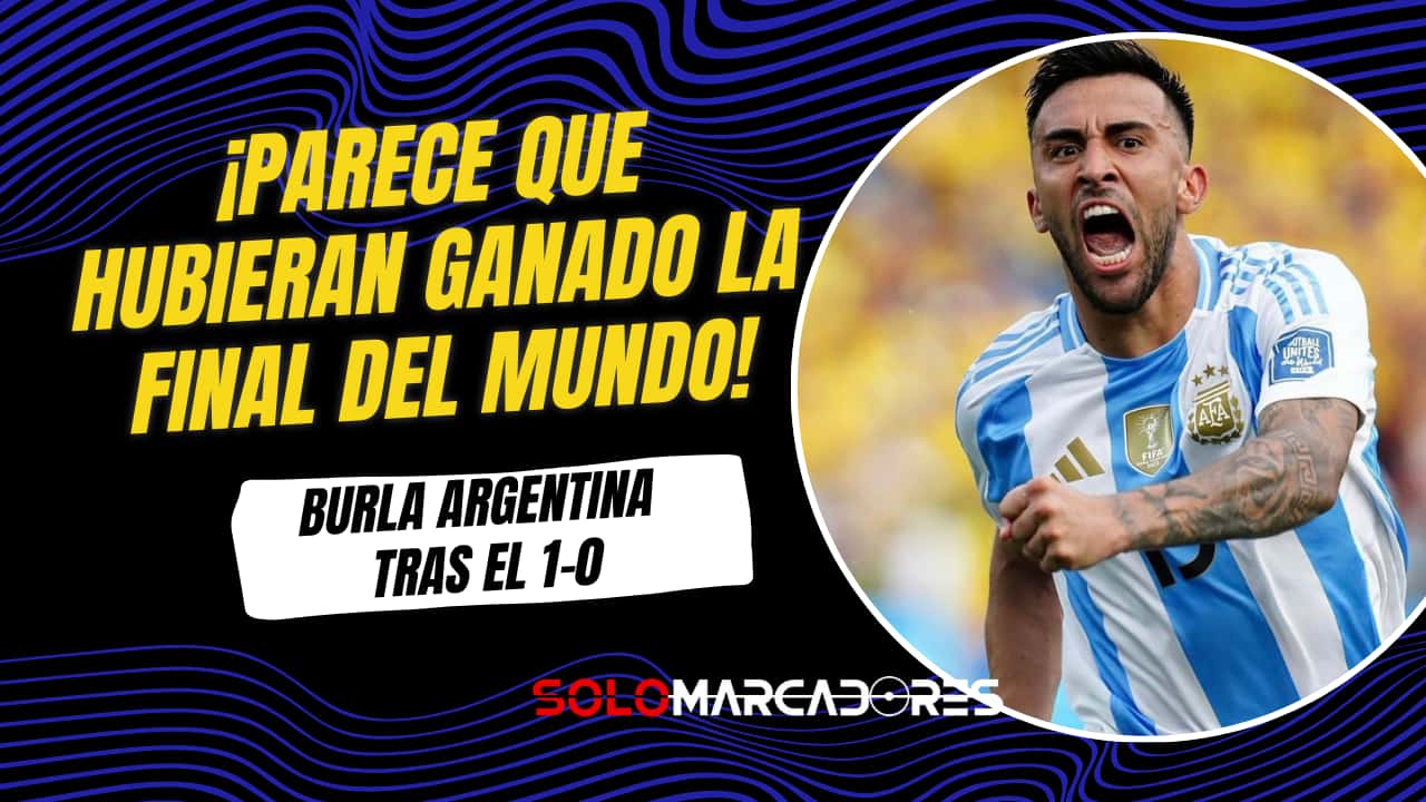 Nicolás González se burla de Ecuador tras la derrota de Argentina en Guayaquil