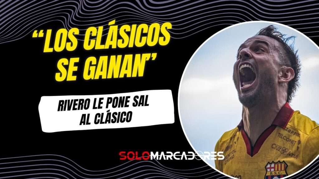 Octavio Rivero celebró la goleada de Barcelona con un mensaje directo a Emelec: “Los clásicos se ganan”