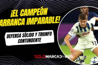 PSG de Willian Pacho debutó con goleada en la Champions League