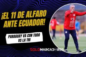 Paraguay define su alineación para enfrentar a Ecuador rumbo al Mundial