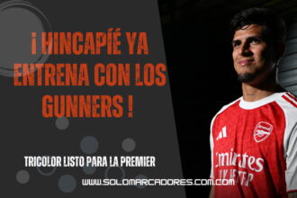 Piero Hincapié ya entrena con Arsenal y podría debutar en Premier League