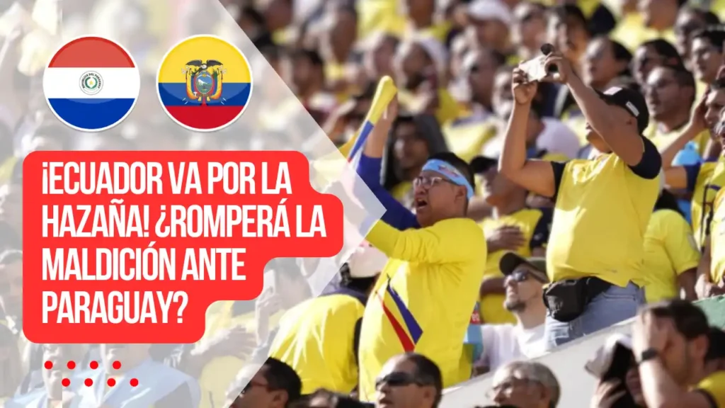 ¡Invicto y a un paso del récord! La increíble marca que defiende Beccacece con Ecuador ante Paraguay 1 Podrá Ecuador romper la maldición en Paraguay