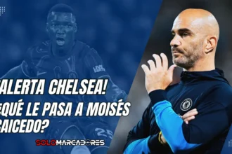 ¿Qué le pasa a Moisés Caicedo? Alarma en Chelsea por el estado físico del ecuatoriano