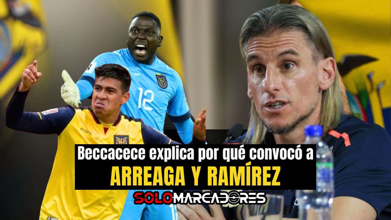 ¡Sebastián Beccacece rompe el silencio sobre la convocatoria de Arreaga y Ramírez en la Selección!