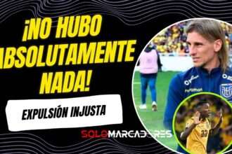 Sebastián Beccacece sobre la roja a Moisés Caicedo: “No hubo nada, lo vi golpeado y muy triste”