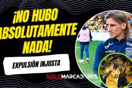 Sebastián Beccacece sobre la roja a Moisés Caicedo: “No hubo nada, lo vi golpeado y muy triste”