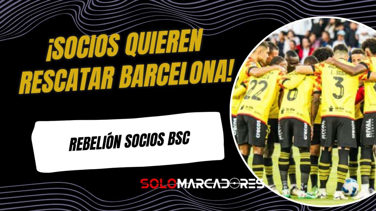 Socios de Barcelona SC se Rebelan para Rescatar al Ídolo del Astillero