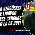 Tiago Nunes critica el estado de la cancha tras el triunfo de Liga de Quito