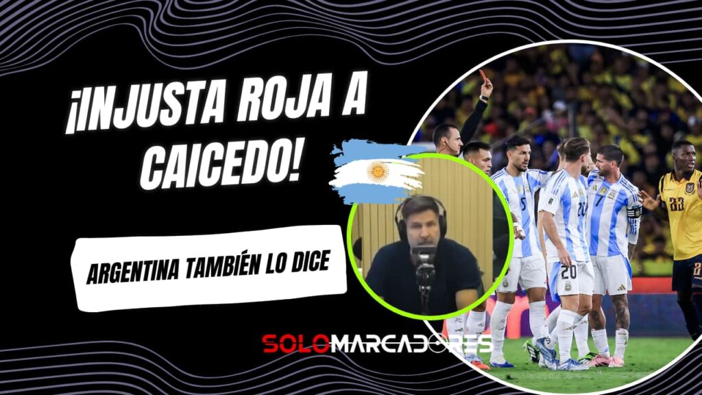 Hasta en Argentina critican la roja a Moisés Caicedo: “Roldán lo echó para compensar”