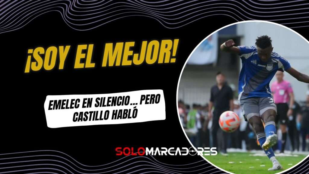 La llamativa frase de Luis Castillo luego de la goleada sufrida de Emelec ante Barcelona en el Clásico del Astillero