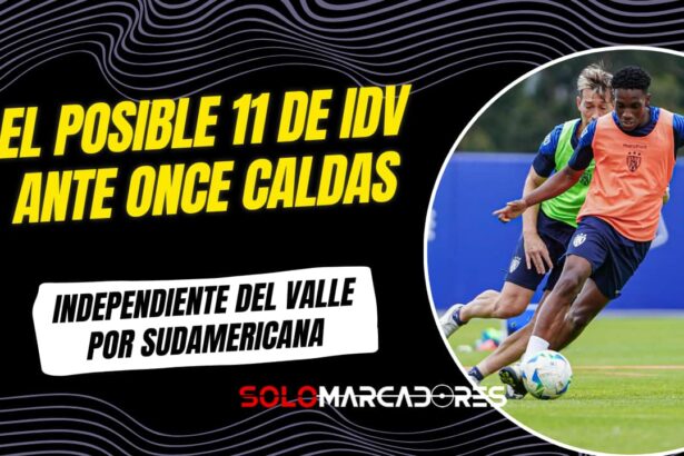 La posible alineación de Independiente del Valle ante Once Caldas por Sudamericana
