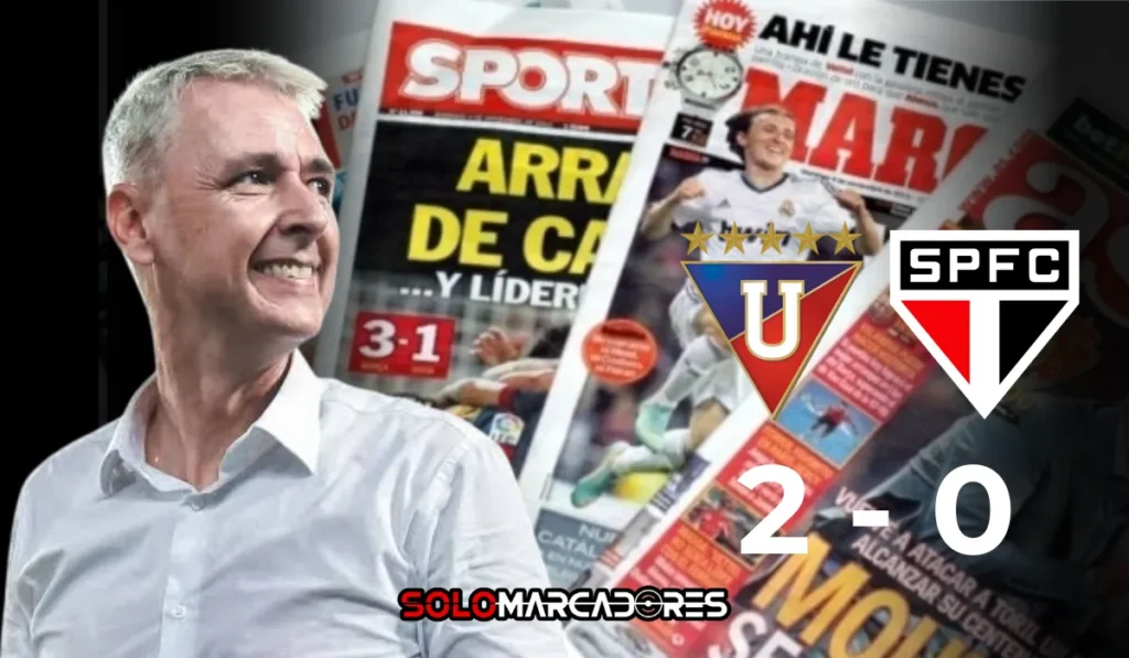 reaccionó Brasil al triunfo de Liga de Quito sobre Sao Paulo