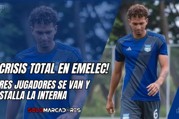 3 jugadores se van de Emelec