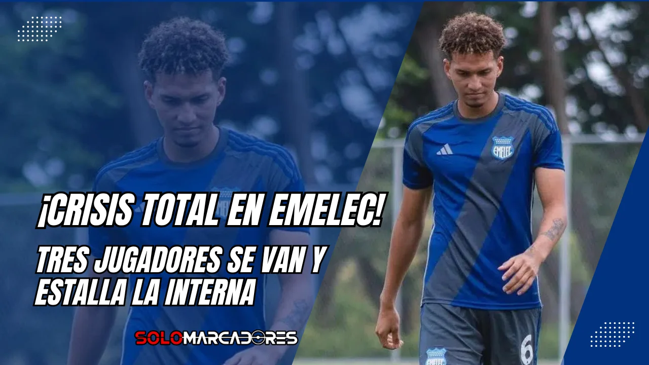 3 jugadores se van de Emelec