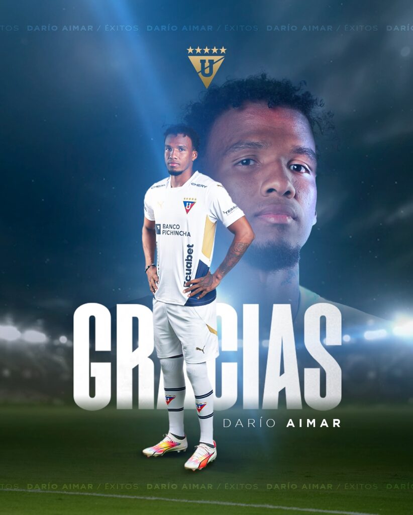 Darío Aimar deja LDU: Acuerdo mutuo para la salida del defensor