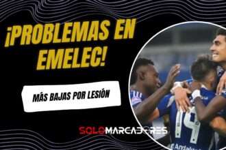 ¡Alerta en Emelec! Nuevas bajas por lesión antes de enfrentar a Leones FC