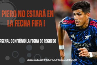 Arsenal confirmó cuándo volverá Piero Hincapié