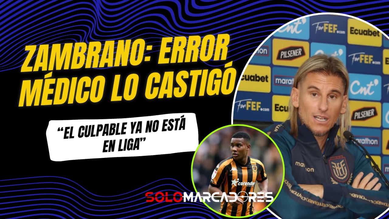 Beccacece reveló el motivo del castigo a Óscar Zambrano y apuntó a un error médico en LDU