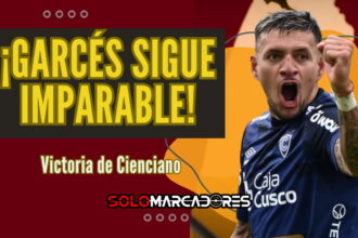 Carlos Garcés imparable en Perú: Anotó en la victoria de Cienciano