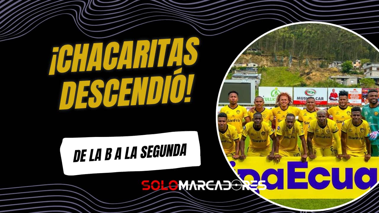 ¡Confirmado! Chacaritas desciende a Segunda Categoría