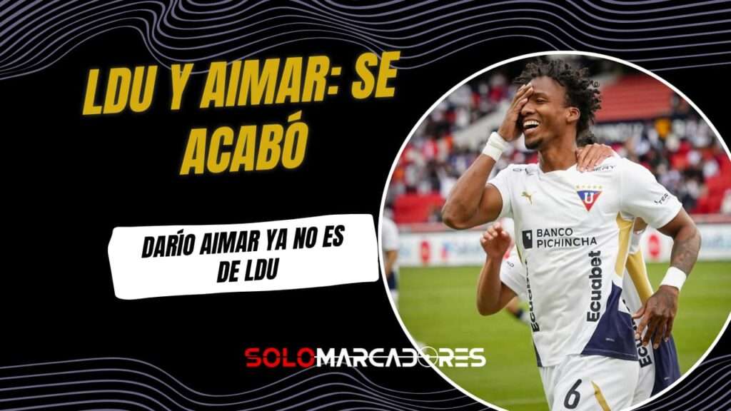 ¡Liga de Quito Vende Todas las Entradas para Semifinal de Libertadores vs. Palmeiras! 2 Darío Aimar deja LDU: Acuerdo mutuo para la salida del defensor