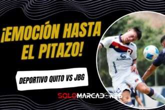 Deportivo Quito dejó escapar la victoria ante Atlético JBG en el último suspiro