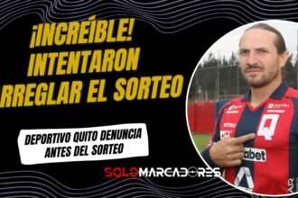 Deportivo Quito denuncia intento de amaño antes del sorteo de Segunda Categoría