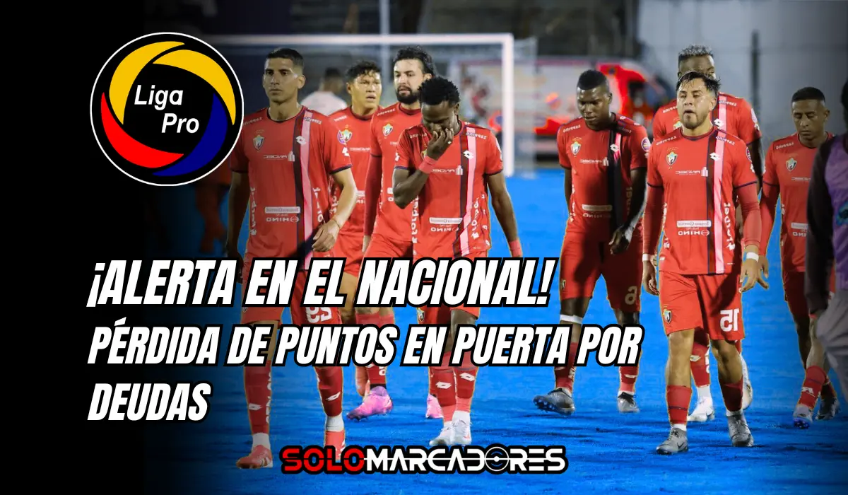 El Nacional podría perder puntos por deudas