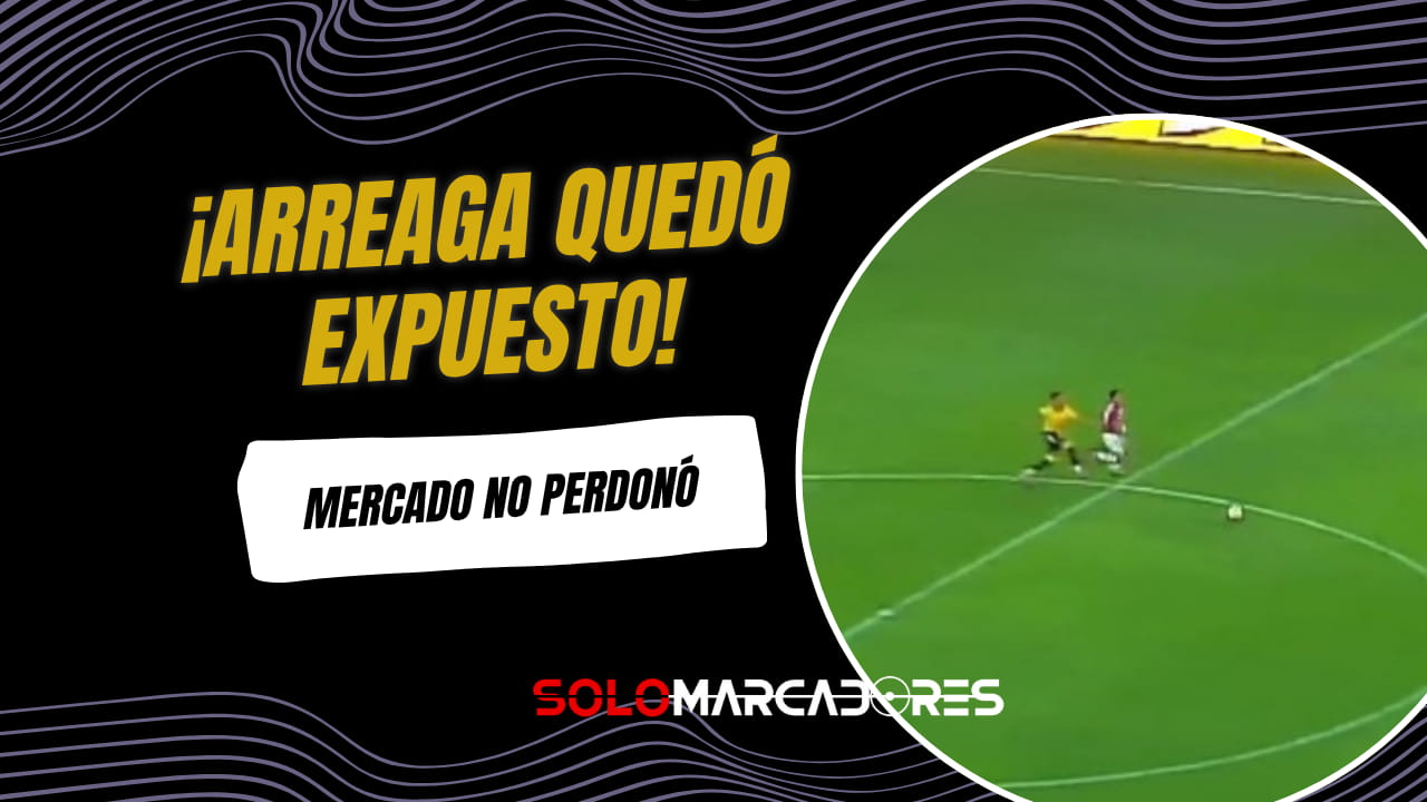 El error de Xavier Arreaga que terminó en gol de Patrik Mercado ante Barcelona