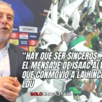 El mensaje de Isaac Álvarez